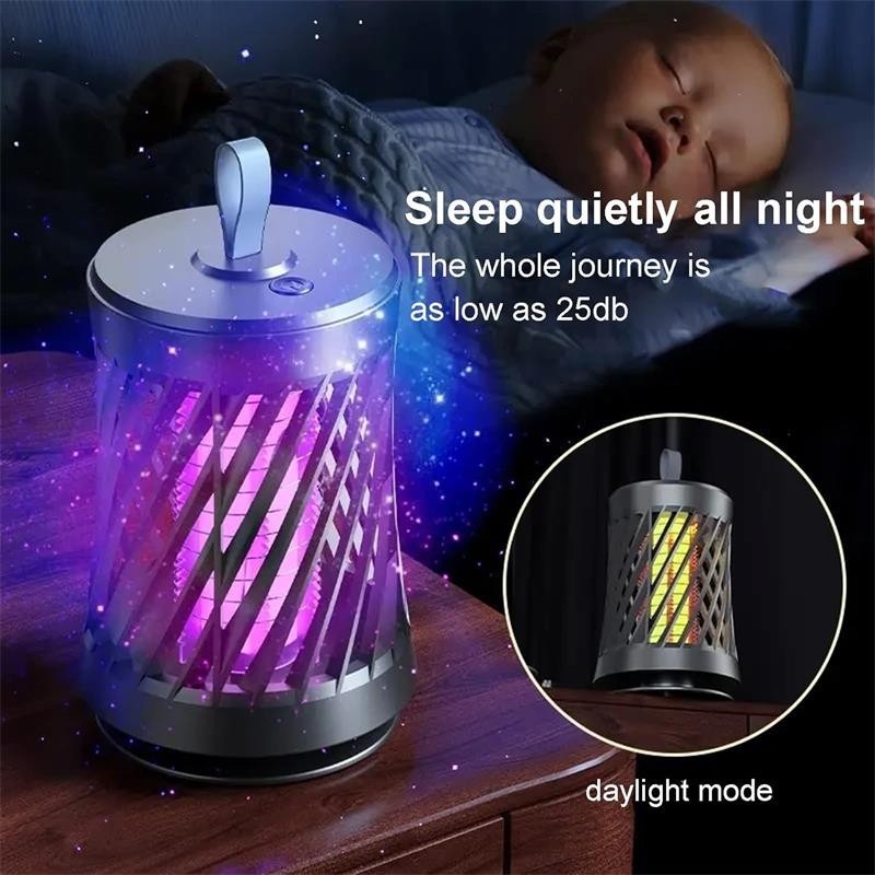 Mosquito Killer Lamp Electric Rechargeable Bug Zapper Fly Insect Trap UV Light