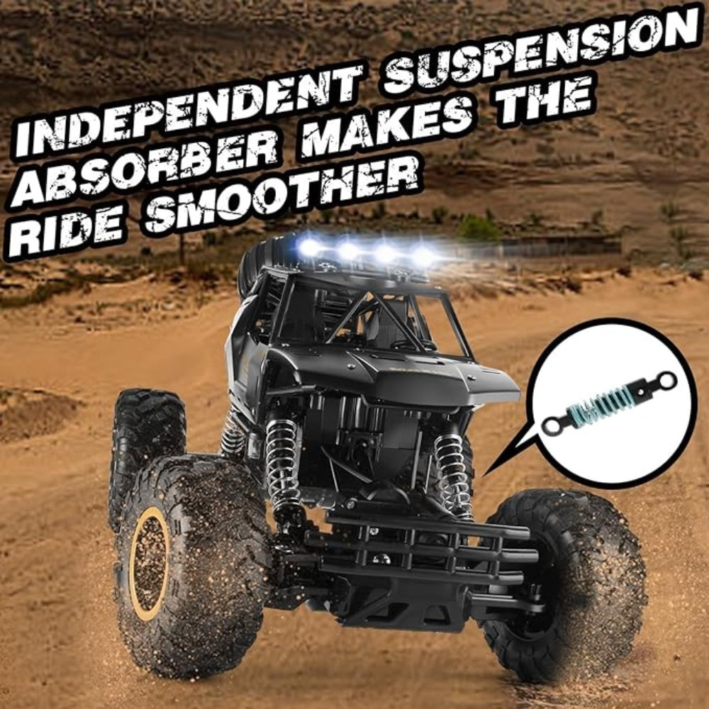 UK 4DRC Rc Car Rock Crawler Rechargeable Off Road Truck 4WD , Metal Shell LED Headlights RC Remote Control Off Road Car Truck, Logistics Is Randomly Sent By EVRI,DPD,Amazon Logistics,Royal Mail