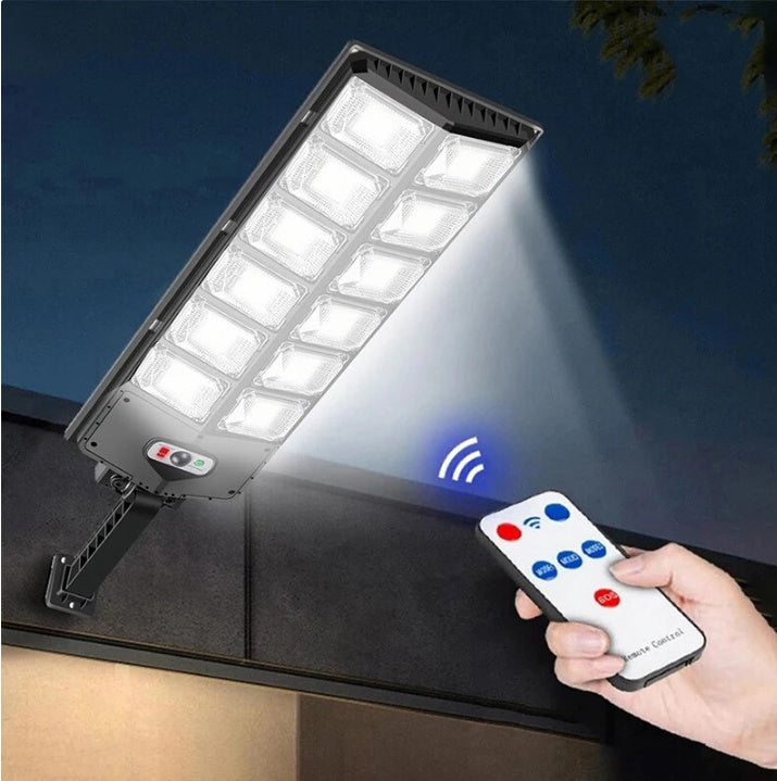 Commercial 504 LED Outdoor Dusk To Dawn Solar Street Light Road Lamp