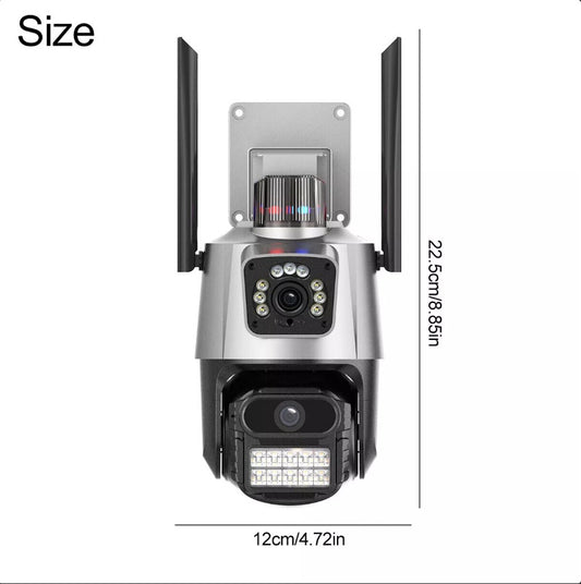UK 8MP WIFI IP Camera Outdoor - 4K PTZ CCTV Smart Home Security IR Night Vision