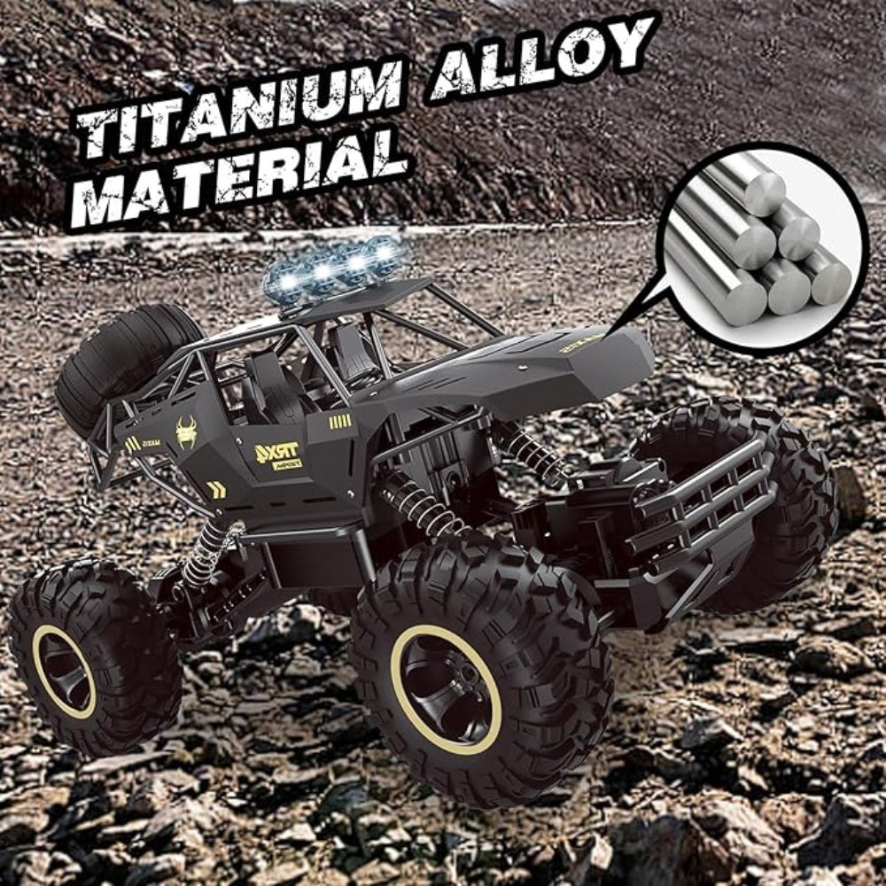 UK 4DRC Rc Car Rock Crawler Rechargeable Off Road Truck 4WD , Metal Shell LED Headlights RC Remote Control Off Road Car Truck, Logistics Is Randomly Sent By EVRI,DPD,Amazon Logistics,Royal Mail